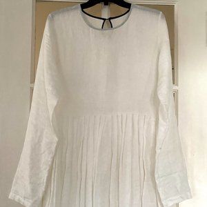 Le Vestiaire de Jeanne white linen dress